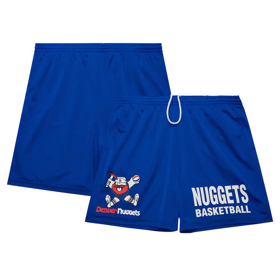 2025 Men NBA Denver Nuggets Blue Shorts->golden state warriors->NBA Jersey